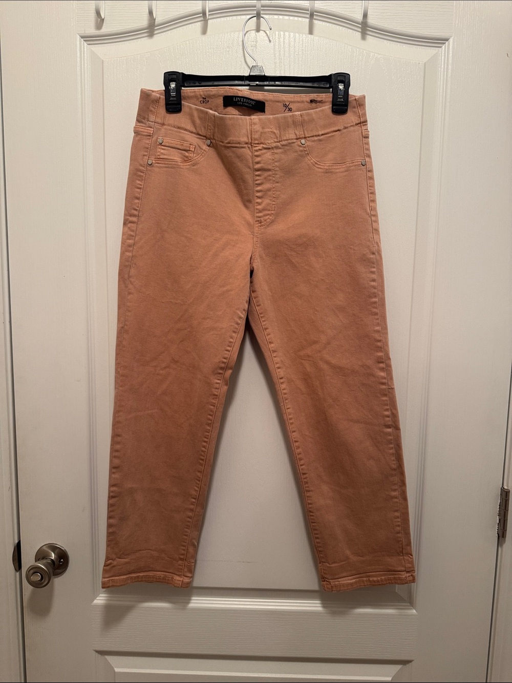Liverpool The Crop Dusty Coral Pants - Women’s Size 10/30
